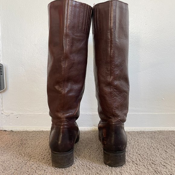Lucky Brand Brown Leather Knee High Boots - Picture 3 of 5